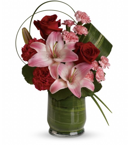 Delicate Dance Arrangement. An arrangement by Balloon Bouquets Plus.