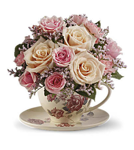 Victorian Tea Cup Bouquet