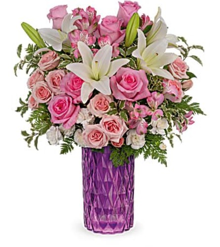 The Rose Glam Bouquet - Deluxe. An arrangement by Mardi Gras Florist.