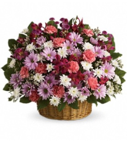 Teleflora's Rainbow Reflections Basket