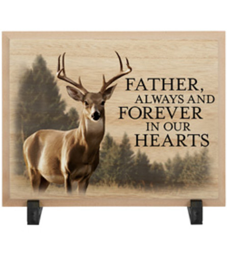 Table Decor Plaque- Father Deer