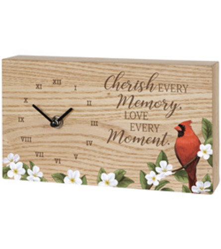 "Cherish Every Moment" Desk Clock