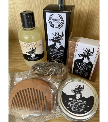 Dragon Blood Beard and Body Care Gift Set