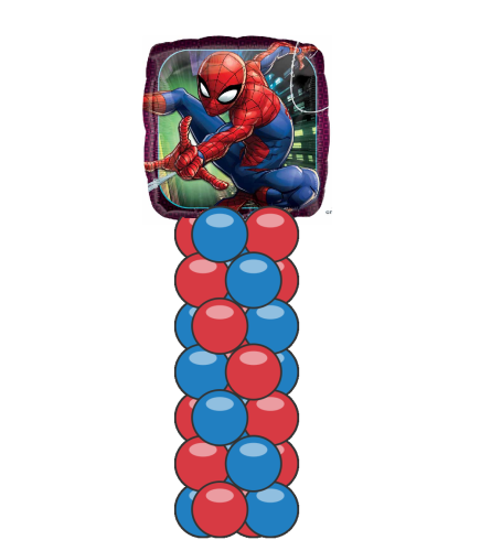 Webbed Wonder Mini Balloon Column