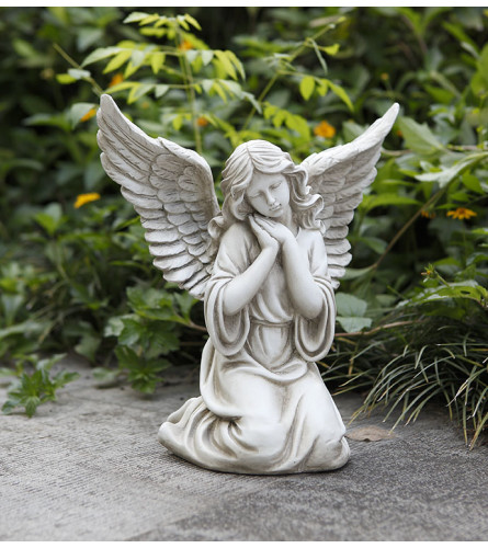 Kneeling Angel with Head Resting on Hands