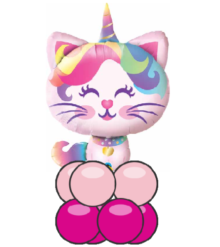 Caticorn Balloon Super Table Topper