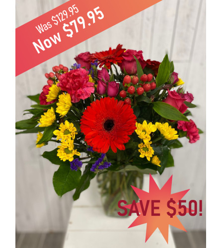 Premium Joyful Thanks Special. An arrangement by Avenida Flowers.