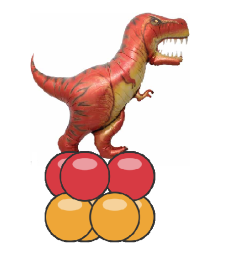 T-REX Balloon Super Table Topper