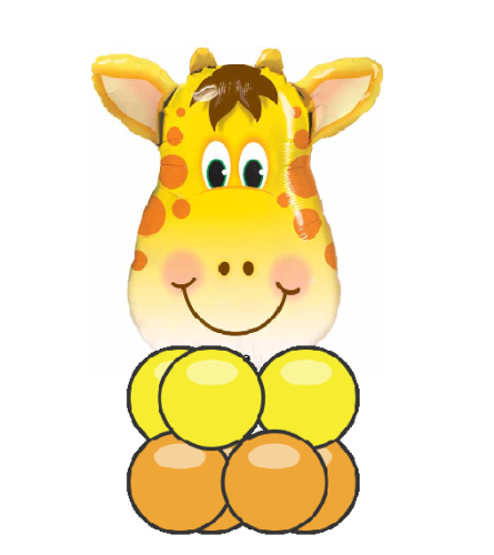 Jolly Giraffe Balloon Super Table Topper