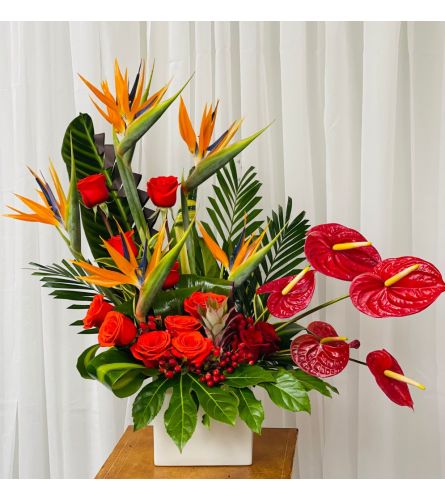 Hawaiian Breeze - Deluxe. An arrangement by Dream Decorations Florist.