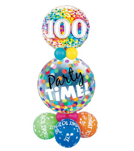 100 Party Time Balloon Luxury Design