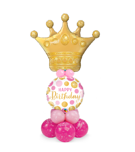 Birthday Queen Balloon Luxury Design