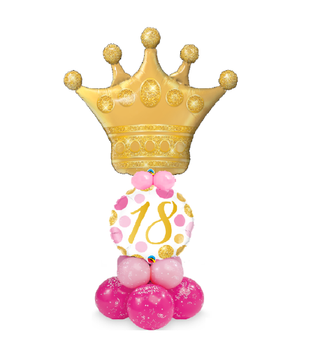 18 Birthday Queen Balloon Luxury Design