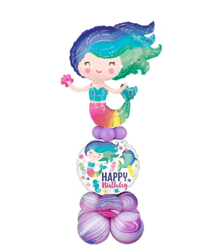 Colourful Mermaid Balloon Luxury Design