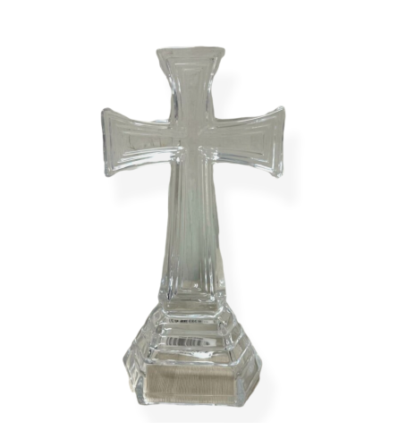 Etched Crystal Cross