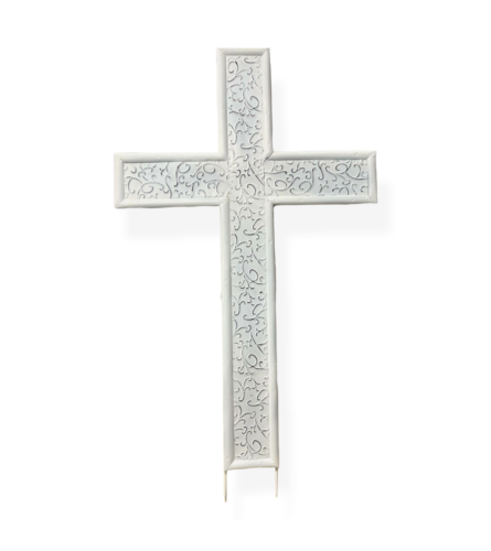 Large Metal Etched Cross