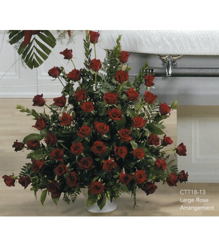 Large Red Rose Arrangement(Ctt18-13)