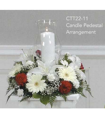 Candle Pedestal Arrangement(Ctt22-11)