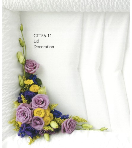 Purple & Yellow Lid Decoration(Ctt56-11)