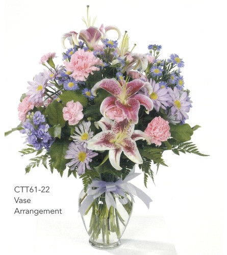 Purple & Pink Vase(Ctt61-22)