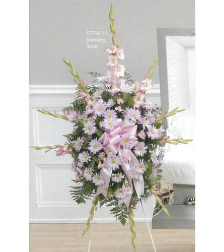 Pink & Purple Hanging Spray(Ctt68-11)