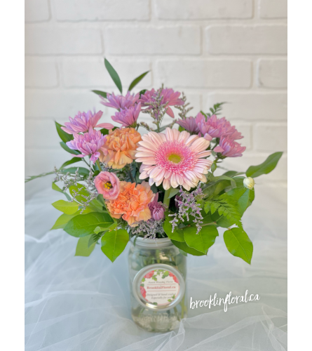 Pastel Mason Jar