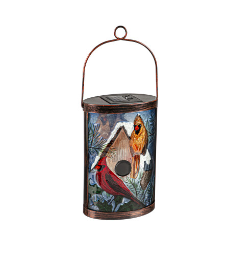 Cardinal Couple Solar Lantern l