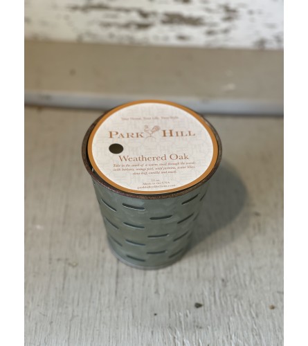 Park Hill Weathered Oak Scented Candle