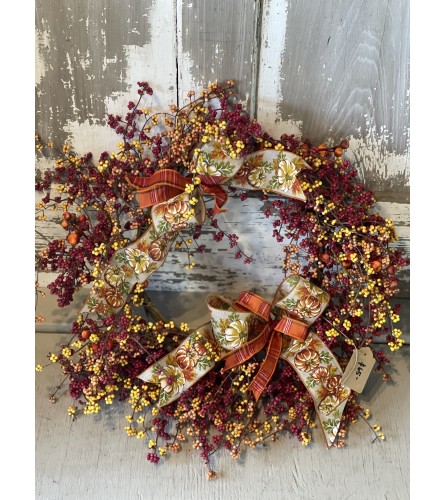 Festive Fall Multi Color Wreath