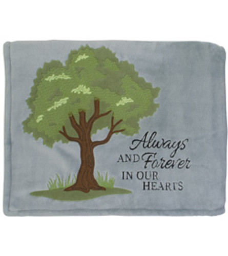 "In Our Hearts" Keepsake Blanket