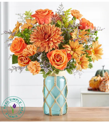REAL SIMPLE FALL - Deluxe. An arrangement by J.D. Ballantine's Flowers and Gifts.