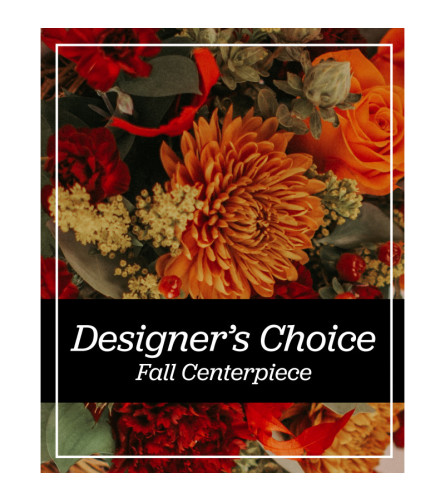 Florist Choice Festive Fall. An arrangement by Harriet's Flower and Gift Shop.