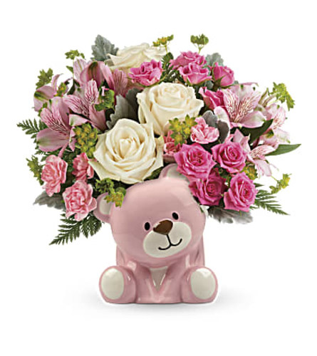 Welcome Baby Pink Bear