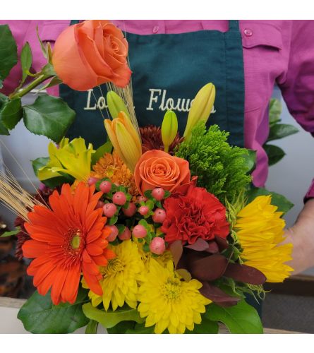 Florist's Choice Autumn Mix Vase