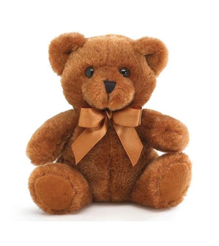 6 1/2" Sitting Brown Bear