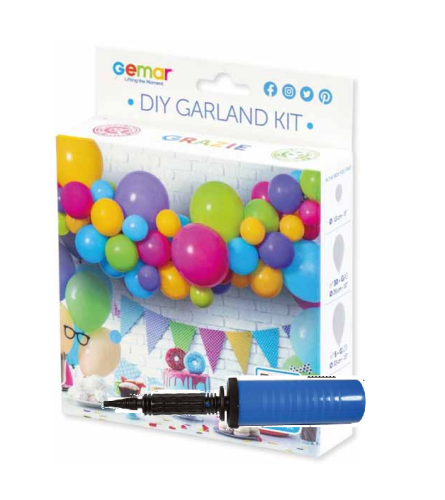 DIY Balloon Garland Kit - Bright Colour