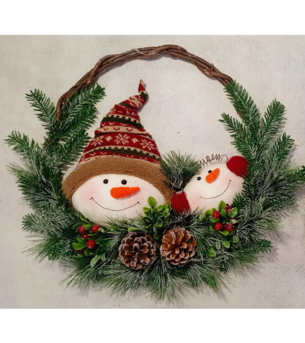 Let It Snow Wreath