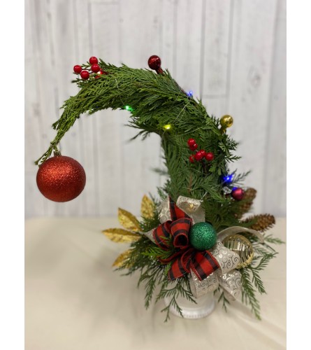 Cindy Lou Grinch Tree (AV). An arrangement by Avenida Flowers.