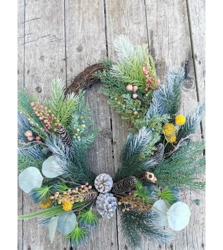 Scandinavian Winter Wreath