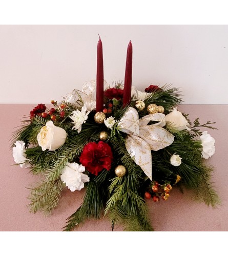 Candlelight Christmas Bouquet