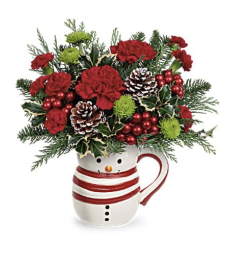 Sweet Frosty Mug Bouquet