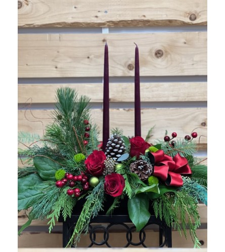 Christmas Candlelight - Standard. An arrangement by Flower Trends Florists.