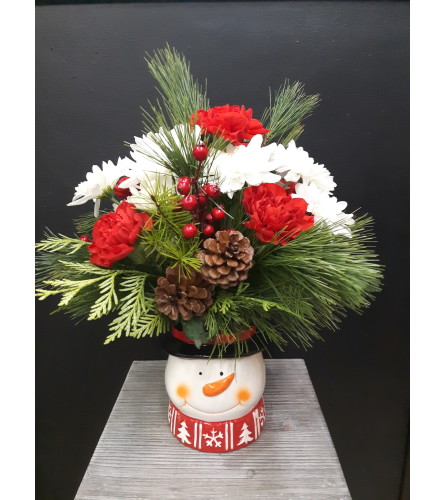 Jolly Red & White Bouquet