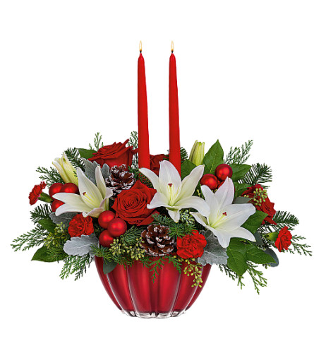 JOYOUS CHRISTMAS CENTERPIECE BOWL