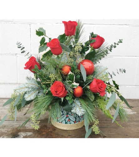 The Gift of Christmas. An arrangement by The Garden Gate Gifts and Florals.
