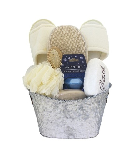 Comfort Luxury Basket. An arrangement by Anderson Flowers.