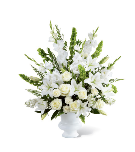 WHITE SYMPATHY URN