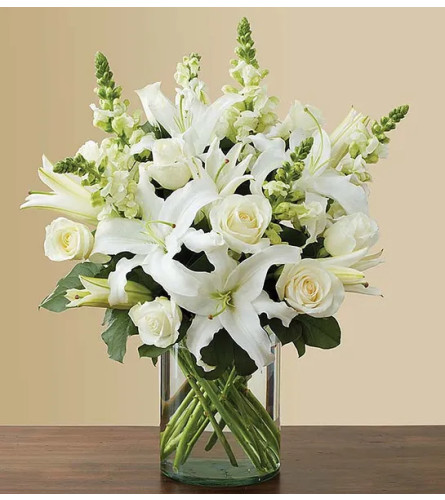 Classic All White Bouquet