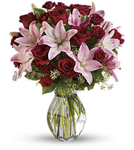 Love Bouquet with Long Stemmed Roses