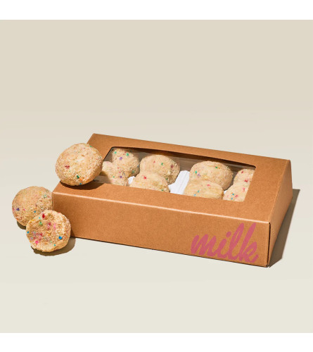 milk bar truffle cookies. An arrangement by Enchanted Flowers.